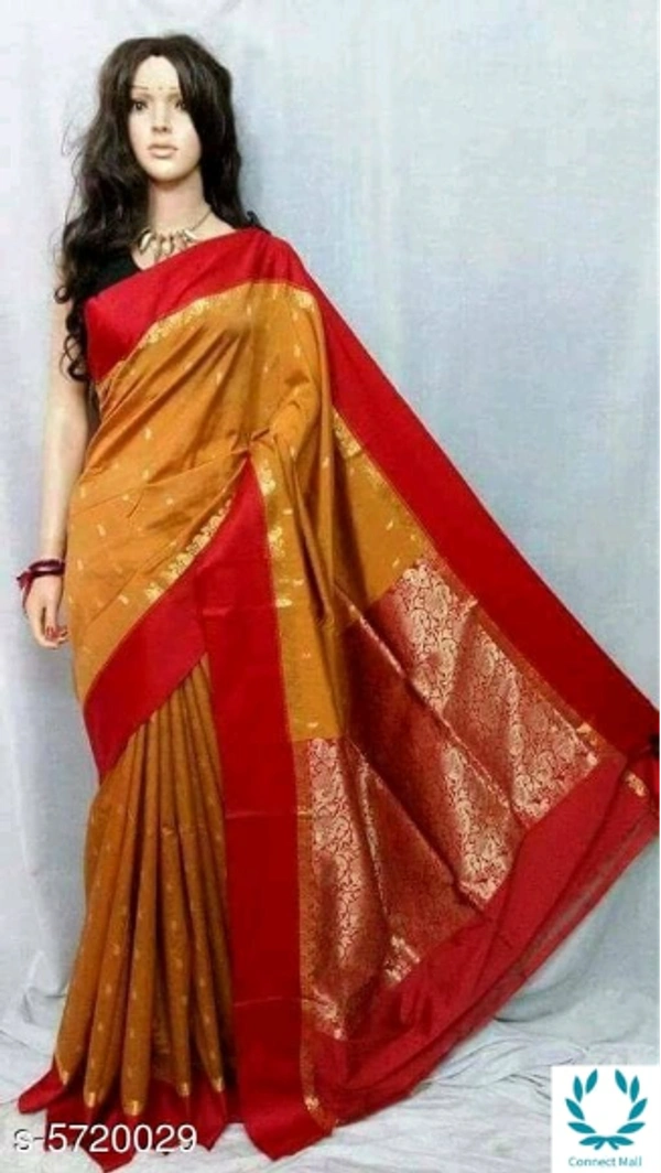 Kanjeevaram Designer Silk  Saree - Kanjeevaram Silk, Woven Design, Pack Of:1